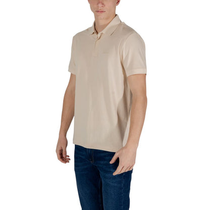 EA7 Emporio Armani Men's Stretch Cotton Polo Shirt - Beige