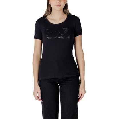 EA7 Emporio Armani Women's Stretch Cotton T-Shirt - Black