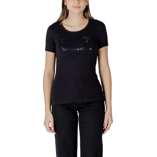EA7 Emporio Armani Women's Stretch Cotton T-Shirt - Black