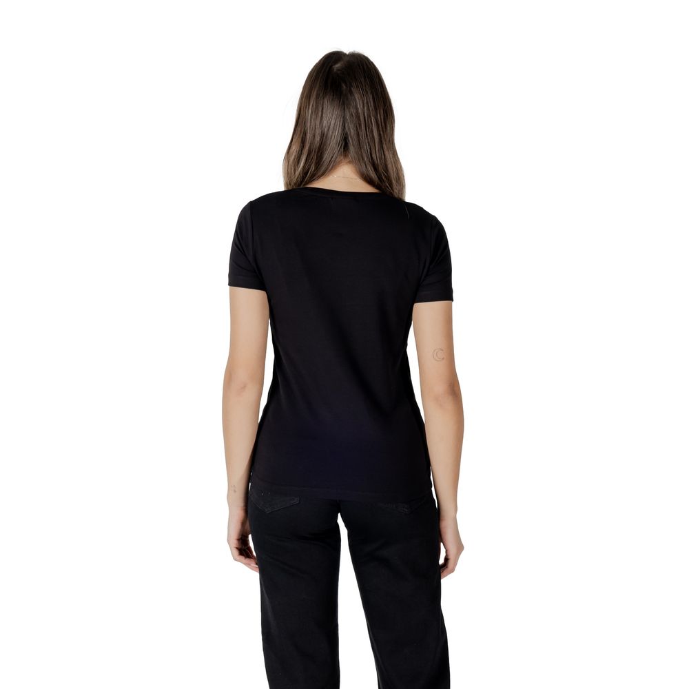 EA7 Emporio Armani Women's Stretch Cotton T-Shirt - Black