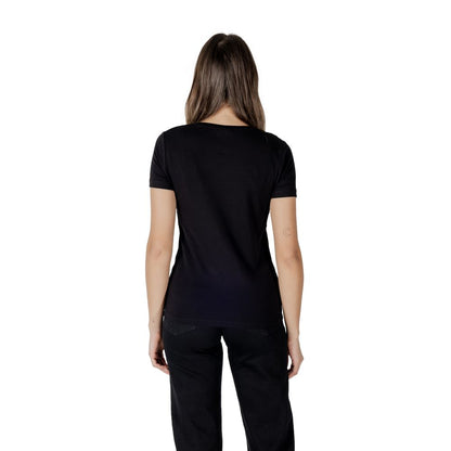 EA7 Emporio Armani Women's Stretch Cotton T-Shirt - Black