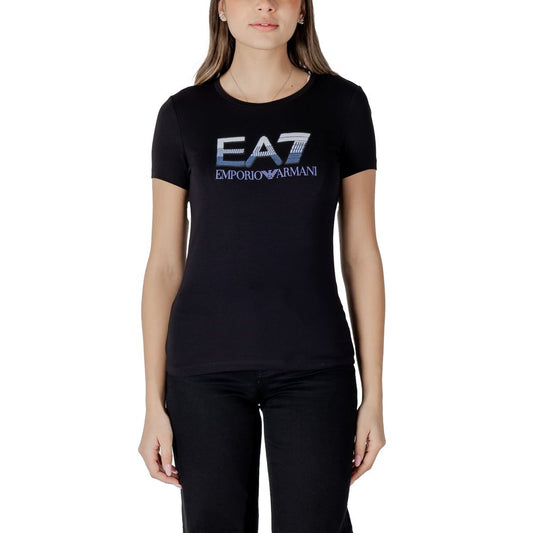 EA7 Emporio Armani Women's Stretch Cotton T-Shirt - Black