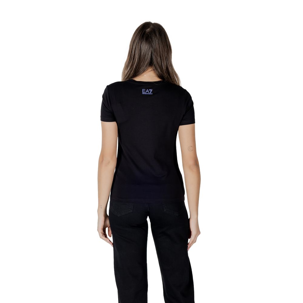 EA7 Emporio Armani Women's Stretch Cotton T-Shirt - Black
