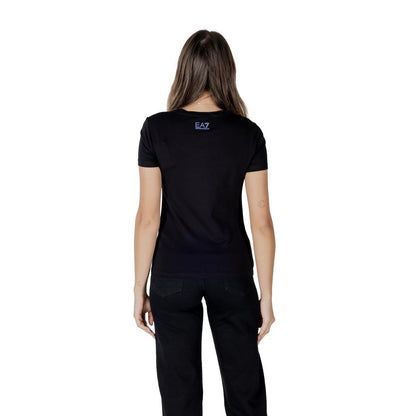 EA7 Emporio Armani Women's Stretch Cotton T-Shirt - Black