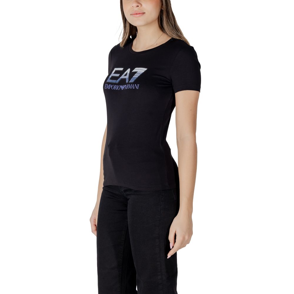 EA7 Emporio Armani Women's Stretch Cotton T-Shirt - Black