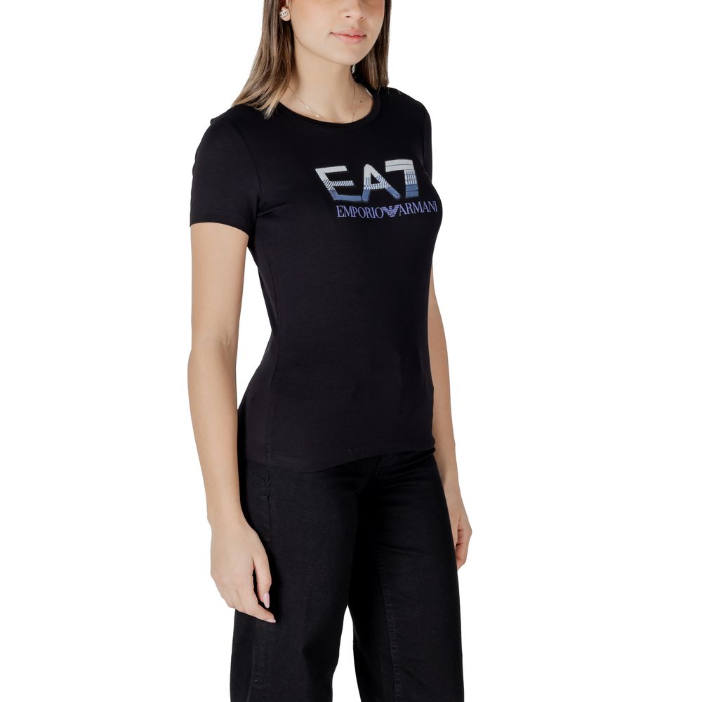 EA7 Emporio Armani Women's Stretch Cotton T-Shirt - Black