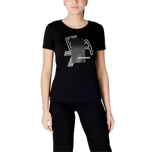 EA7 Emporio Armani Women's Stretch Cotton T-Shirt - Black