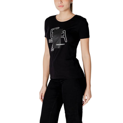 EA7 Emporio Armani Women's Stretch Cotton T-Shirt - Black