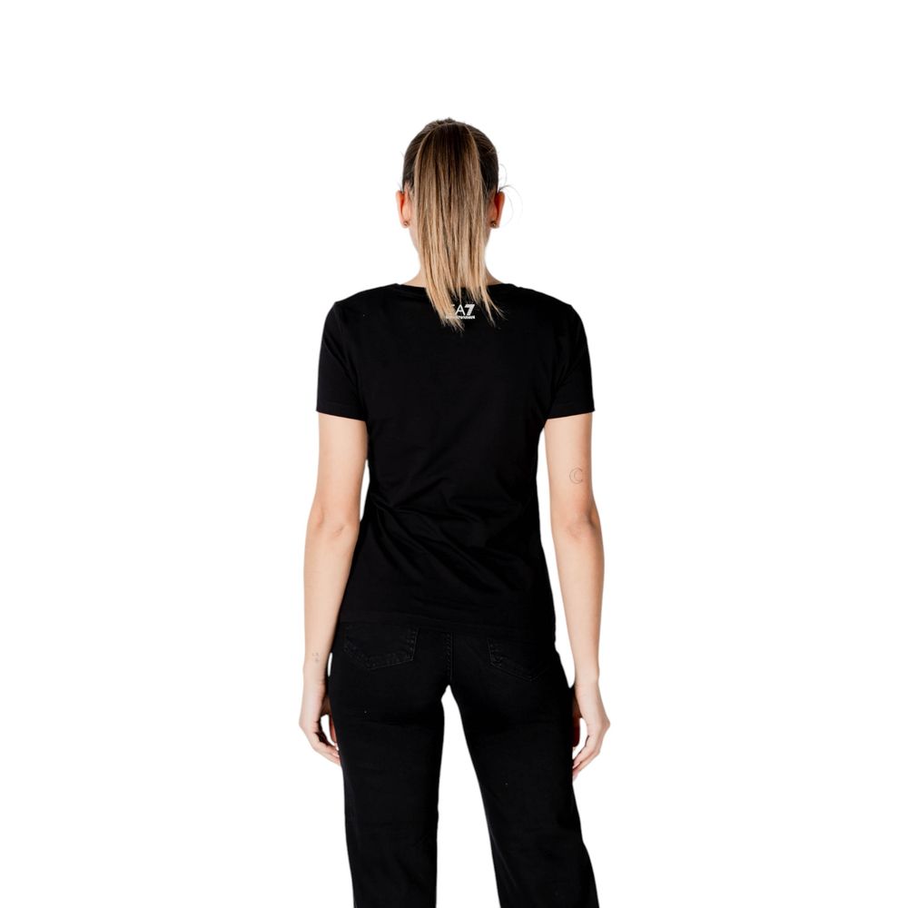EA7 Emporio Armani Women's Stretch Cotton T-Shirt - Black