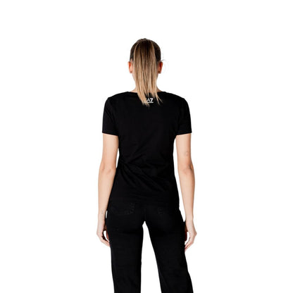 EA7 Emporio Armani Women's Stretch Cotton T-Shirt - Black