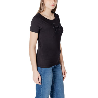 EA7 Emporio Armani Women's Stretch Cotton T-Shirt - Black