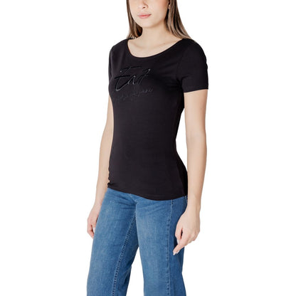 EA7 Emporio Armani Women's Stretch Cotton T-Shirt - Black