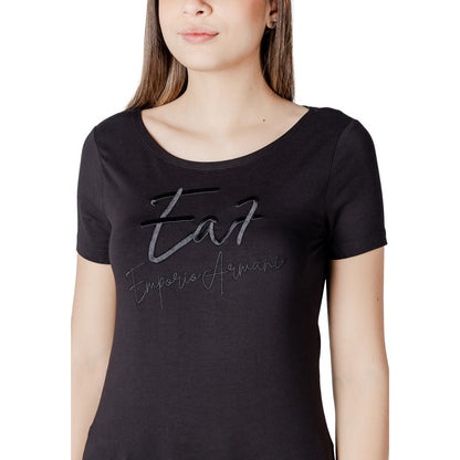 EA7 Emporio Armani Women's Stretch Cotton T-Shirt - Black