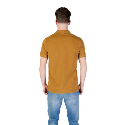 Polo Shirt by Replay for men in cotton bronze features a eye catching silhouette, showcasing a refined and for a eye catching finish.