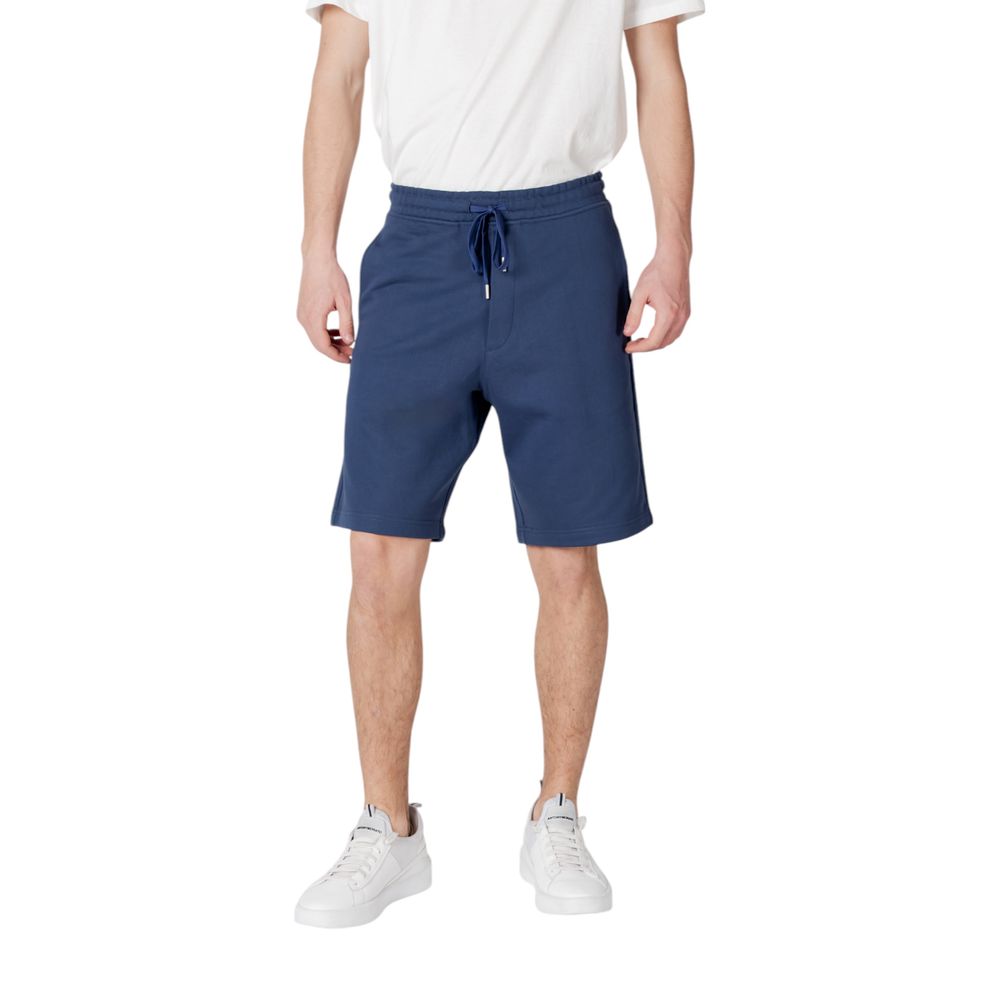 Replay Men's Regular-Fit Cotton Bermuda Shorts - Blue