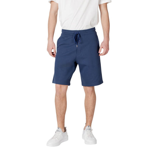 Replay Men's Regular-Fit Cotton Bermuda Shorts - Blue