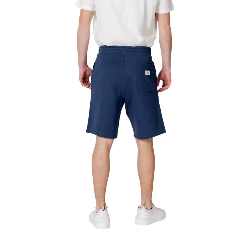 Replay Men's Regular-Fit Cotton Bermuda Shorts - Blue