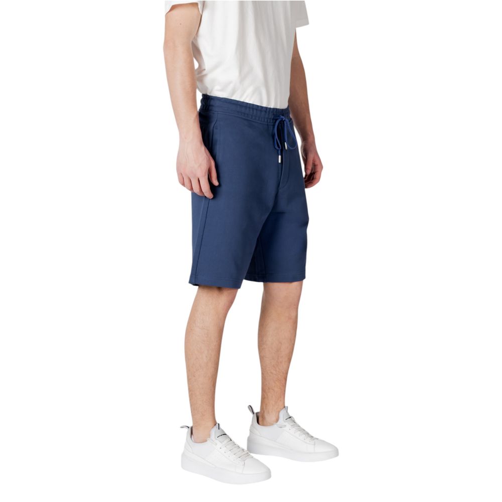 Replay Men's Regular-Fit Cotton Bermuda Shorts - Blue