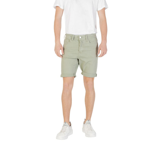 Replay Men's Stretch Cotton Bermuda Shorts - Green
