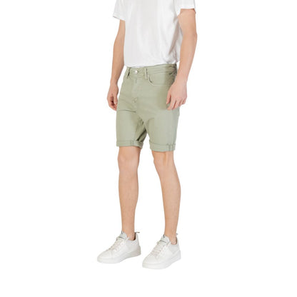 Replay Men's Stretch Cotton Bermuda Shorts - Green