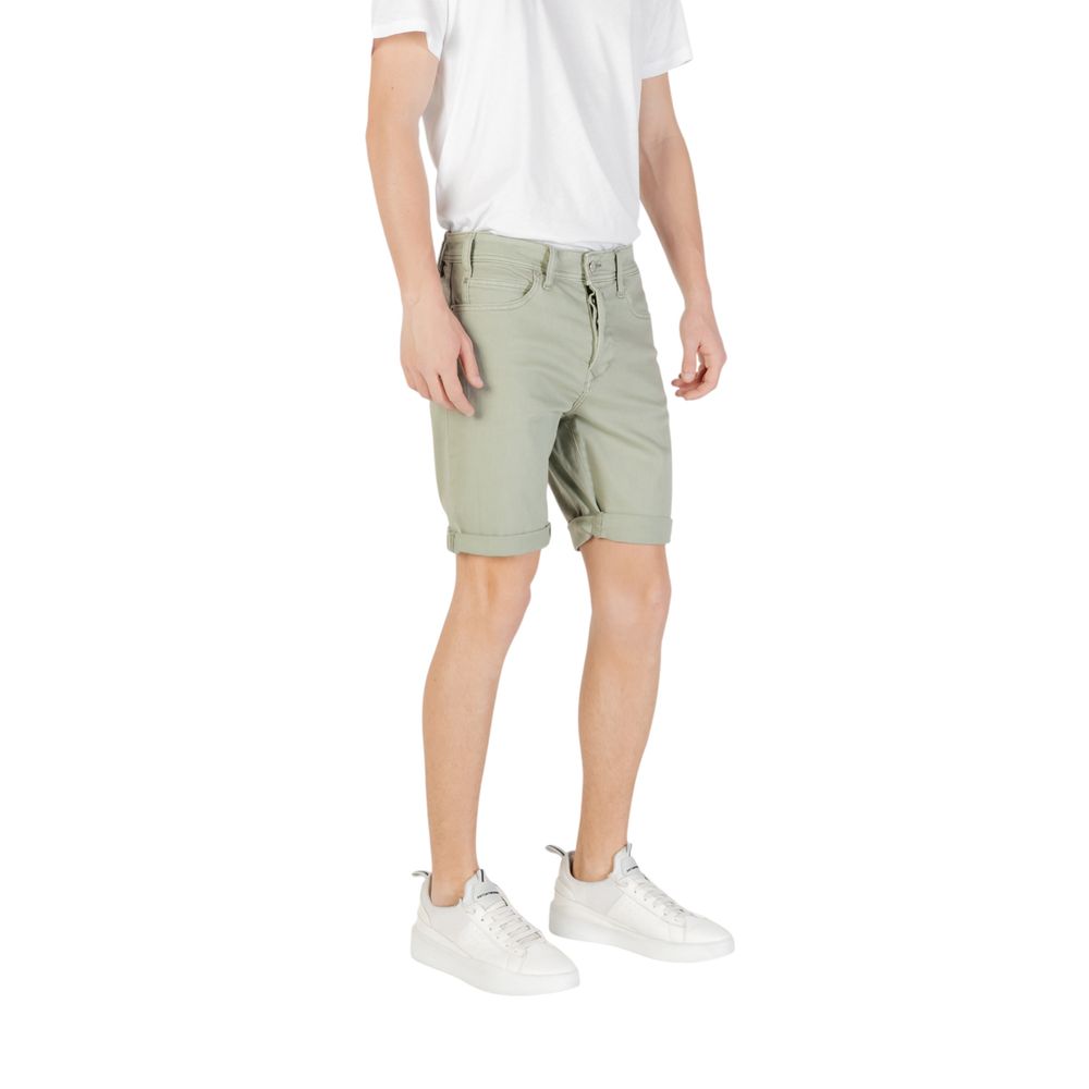 Replay Men's Stretch Cotton Bermuda Shorts - Green