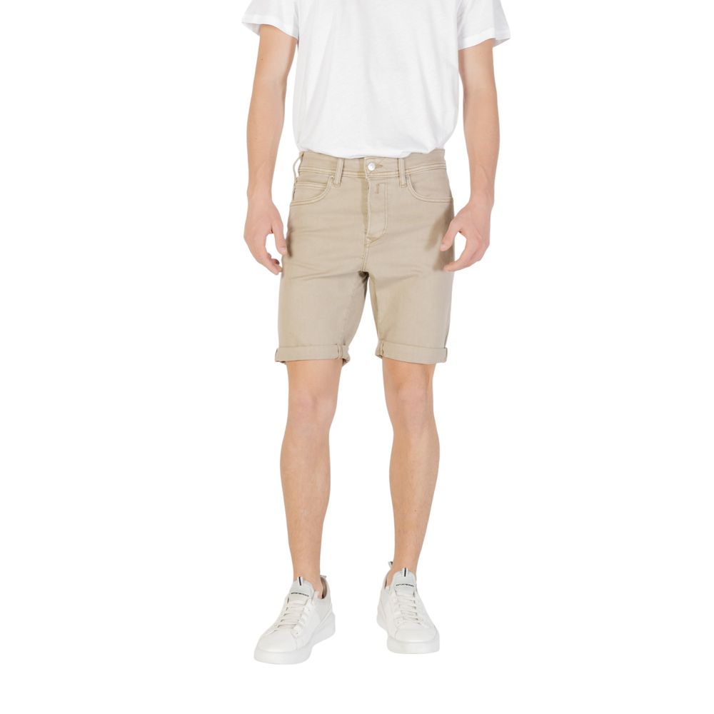 Replay Men's Stretch Cotton Bermuda Shorts - Green