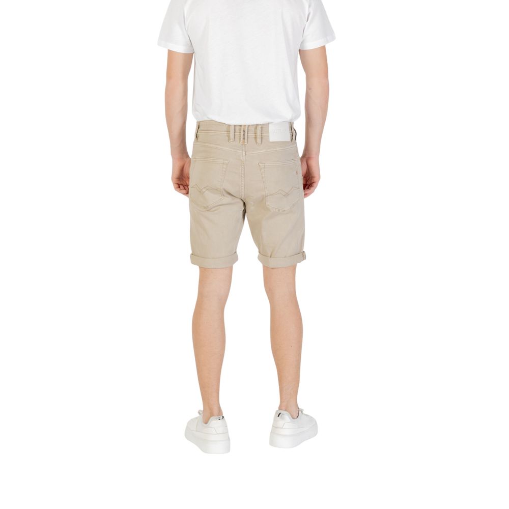 Replay Men's Stretch Cotton Bermuda Shorts - Green