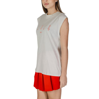 Replay Women's Cotton Canvas Tank Top - Cream