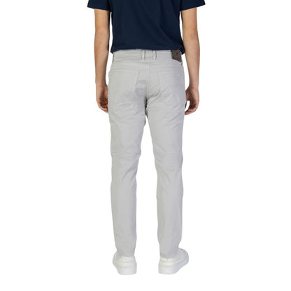 Jeckerson Men's Skinny Slim Stretch Cotton Trousers - Gray