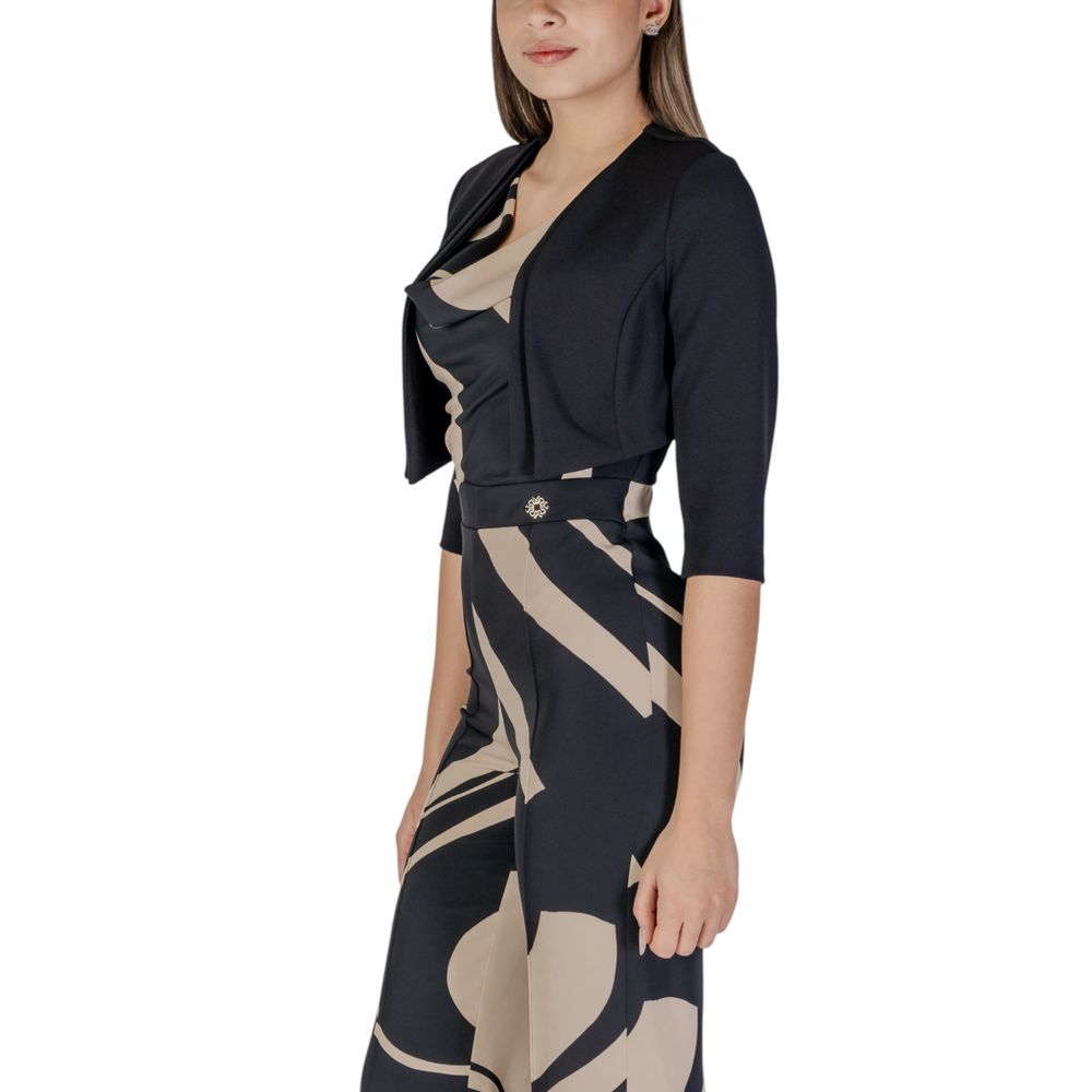 One-Piece by Rinascimento for women in stretch polyester black features a trendy silhouette, showcasing a sophisticated and for a trendy finish.