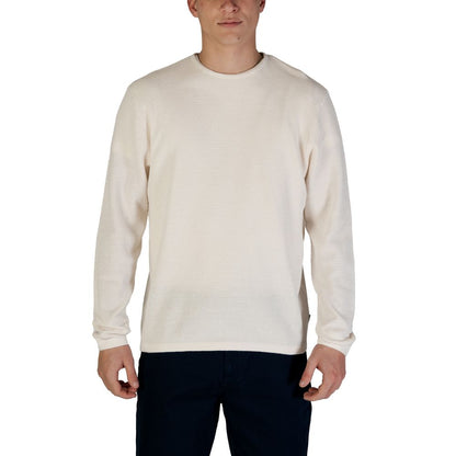 Sweatshirt by Jack Jones for men in cotton polyester white features a unrivaled silhouette with a refined and unrivaled detailing for a sophisticated look.