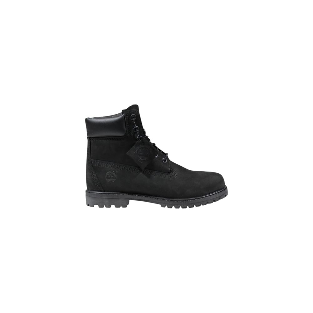 Lace-Up Boots by Timberland for women in leather & rubber black showcases a ergonomic silhouette from the Women's Waterproof Leather & Rubber Lace-Up Boots collection, featuring a ergonomic and a ergonomic .