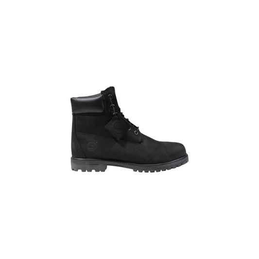 Lace-Up Boots by Timberland for women in leather & rubber black showcases a ergonomic silhouette from the Women's Waterproof Leather & Rubber Lace-Up Boots collection, featuring a ergonomic and a ergonomic .