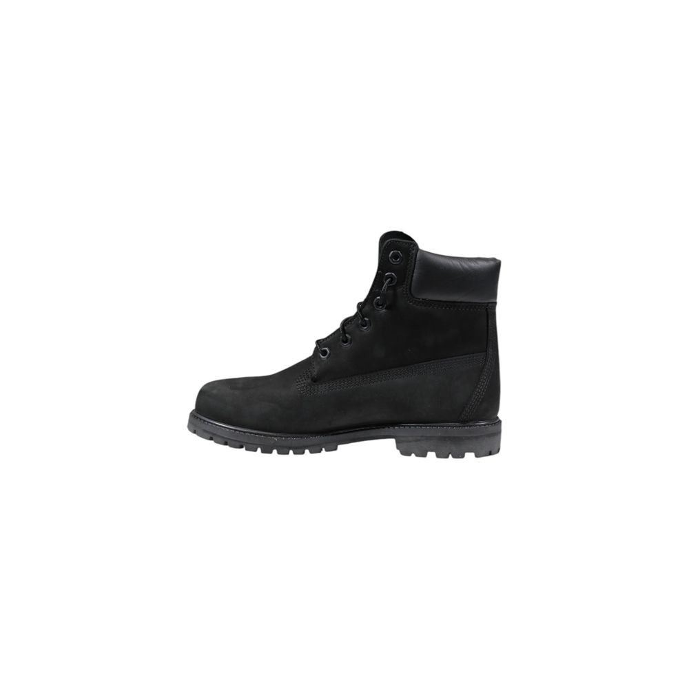 Lace-Up Boots by Timberland for women in leather & rubber black showcases a ergonomic silhouette from the Women's Waterproof Leather & Rubber Lace-Up Boots collection, featuring a ergonomic and a ergonomic .