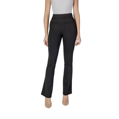 Street One Women's Skinny Stretch Polyester & Viscose Trousers - Black