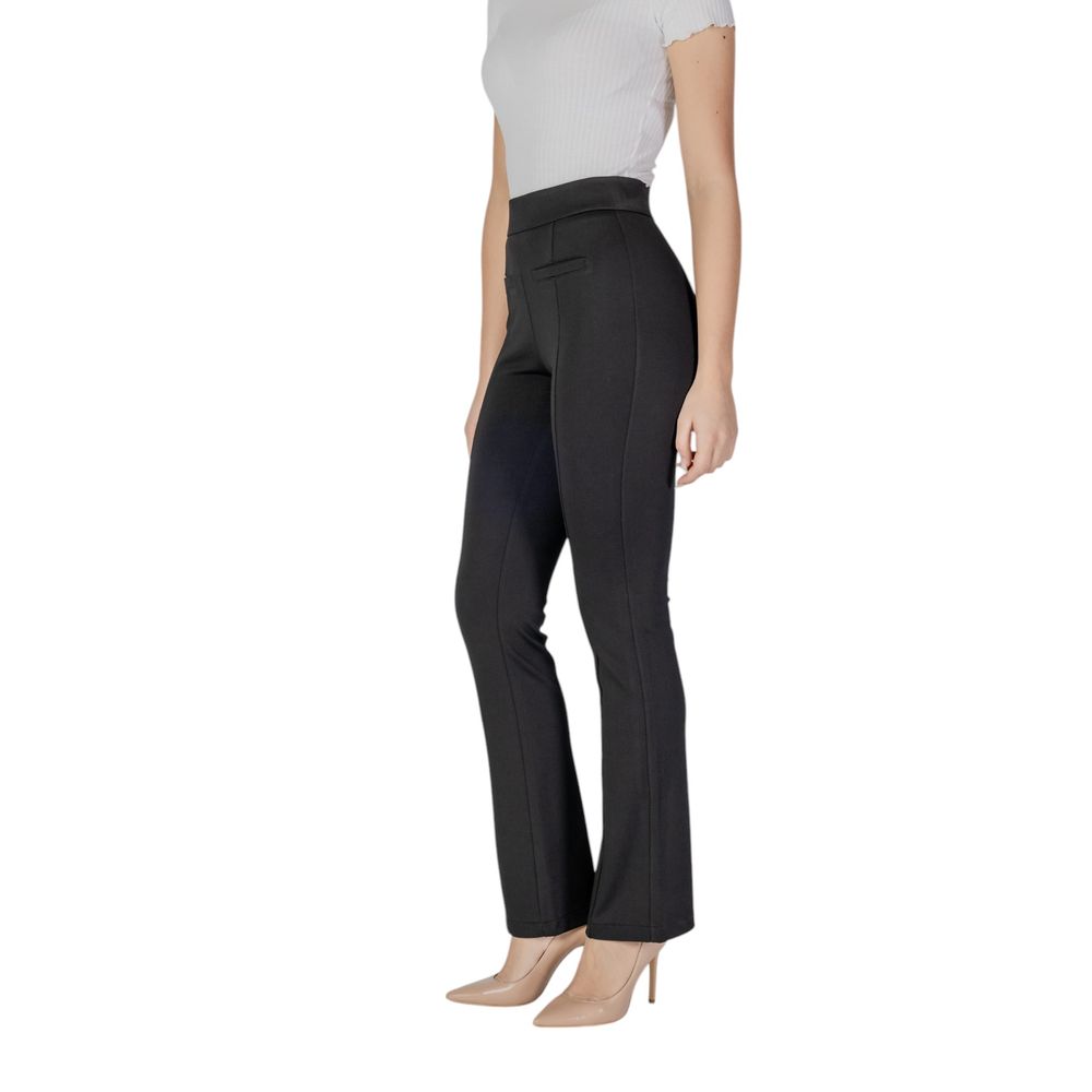 Street One Women's Skinny Stretch Polyester & Viscose Trousers - Black