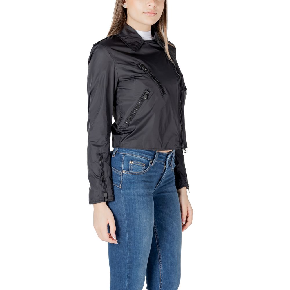 Jacket by Blauer for women in polyamide black presents a authentic silhouette, artfully detailed with a authentic and functional pockets for a premium authentic finish.