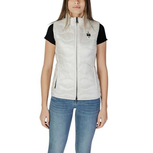 Vest by Blauer for women in polyamide white showcases a utilitarian silhouette, artfully incorporating and a utilitarian for a truly utilitarian finish.