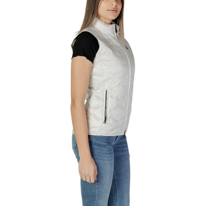 Vest by Blauer for women in polyamide white features a chic silhouette, expertly detailed with a refined and premium for a truly chic look.