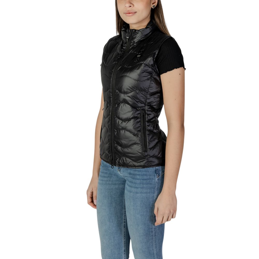 Vest by Blauer for women in polyamide black features a chic silhouette, expertly detailed with a refined and premium for a truly chic look.