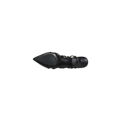High-Heel Pumps Heels by ASH for women in leather black features an effortlessly chic silhouette, showcasing the elegant Women's Leather High-Heel Pumps Heels design with a high-heel and a sophisticated .