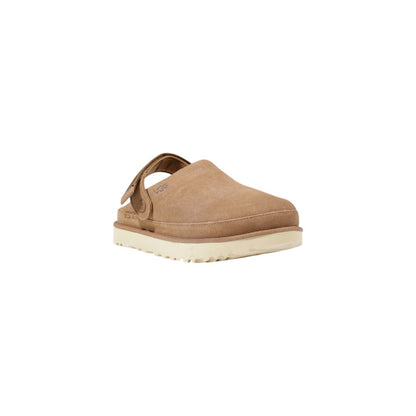 Platform Pumps Heels by UGG for women in polyester beige features an effortlessly chic silhouette from the Women's Polyester Platform Pumps Heels collection, showcasing a platform and effortlessly chic for a effortlessly chic look.