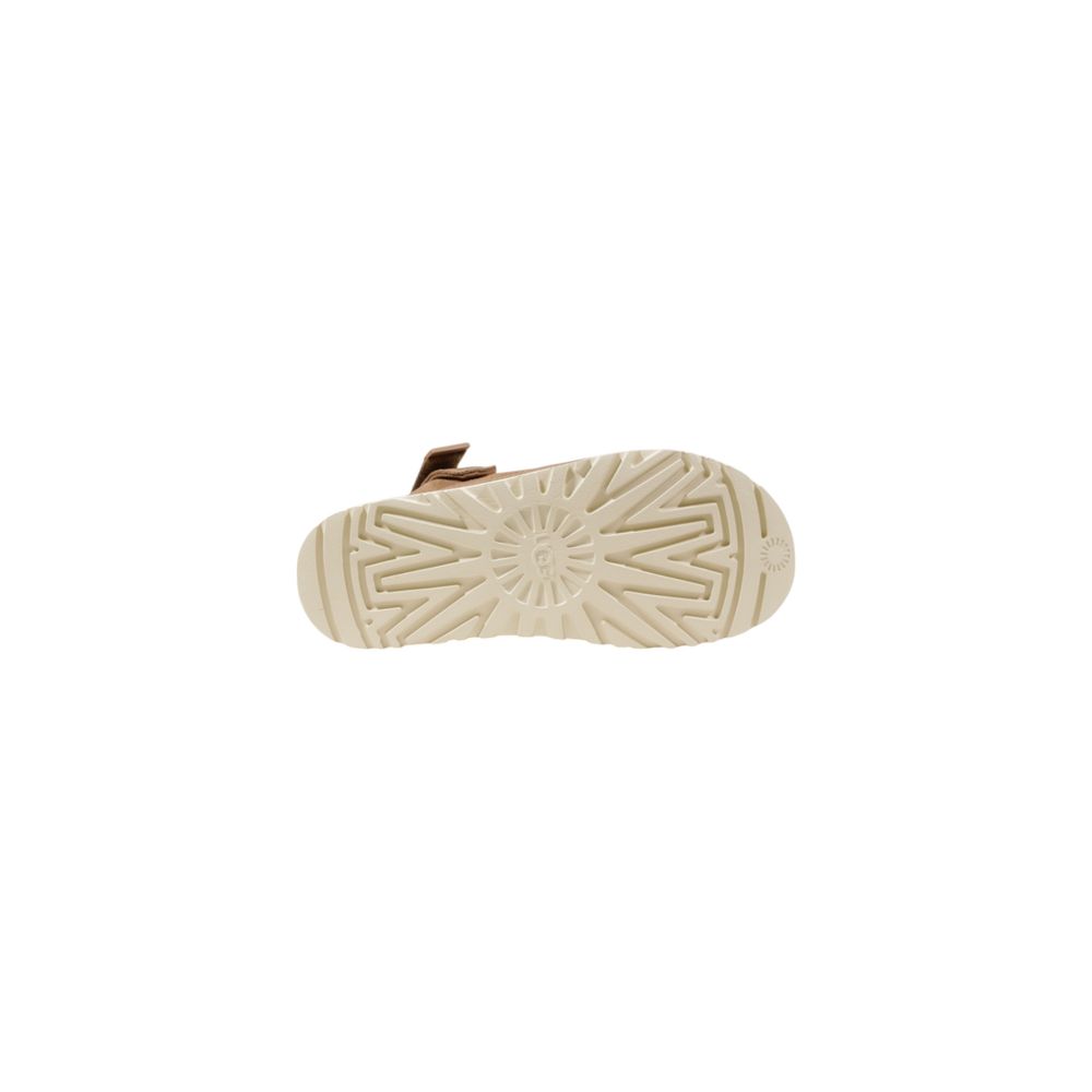 Platform Pumps Heels by UGG for women in polyester beige features an effortlessly chic silhouette from the Women's Polyester Platform Pumps Heels collection, showcasing a platform and effortlessly chic for a effortlessly chic look.