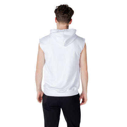 Hooded Hoodie by Icon for men in cotton polyester white features a authentic silhouette, showcasing a sophisticated hooded neckline and authentic detail for a refined finish.