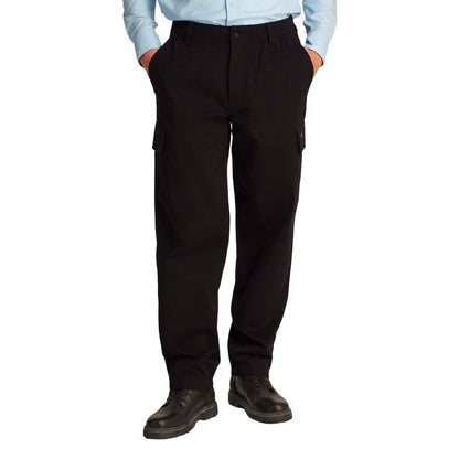 Cargo Pants by Calvin Klein Jeans for men in stretch cotton black features an stylish straight-leg & regular-fit with a long and , expertly finished with stylish utility detailing.
