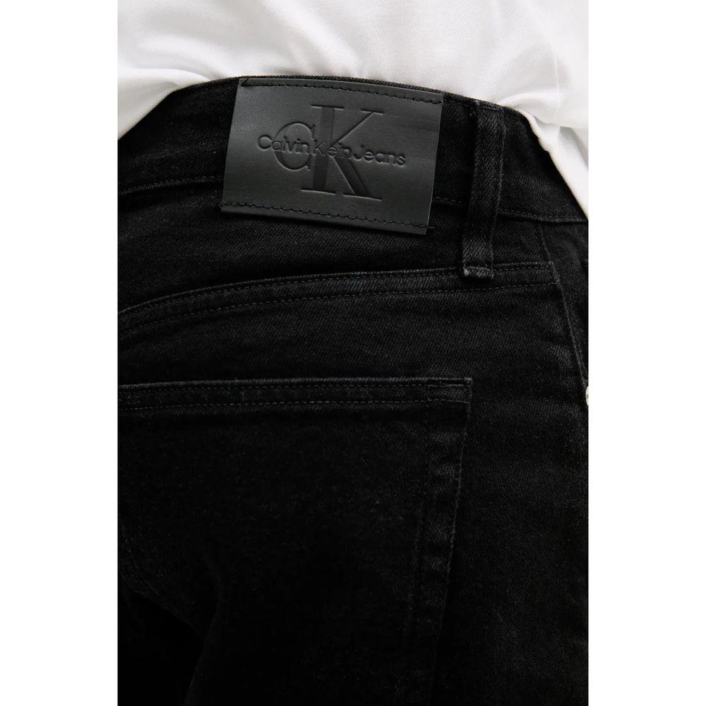 Calvin Klein Jeans Men's Regular-Fit Lightweight Stretch Cotton Bermuda Shorts - Black