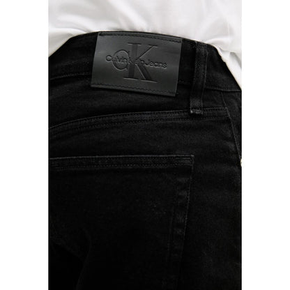 Calvin Klein Jeans Men's Regular-Fit Lightweight Stretch Cotton Bermuda Shorts - Black