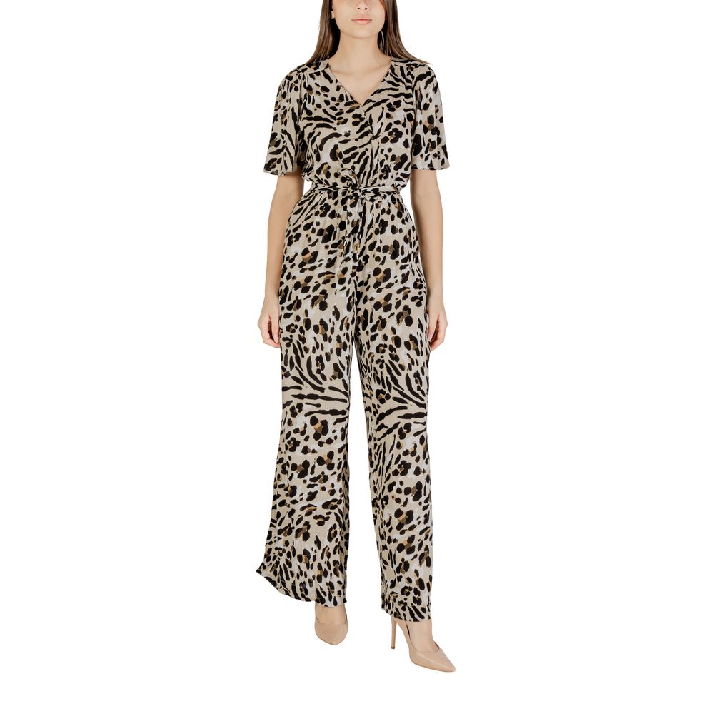 ICHI Women's Lightweight Viscose One-Piece - Beige