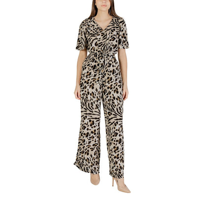 ICHI Women's Lightweight Viscose One-Piece - Beige