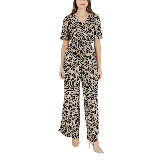 ICHI Women's Lightweight Viscose One-Piece - Beige